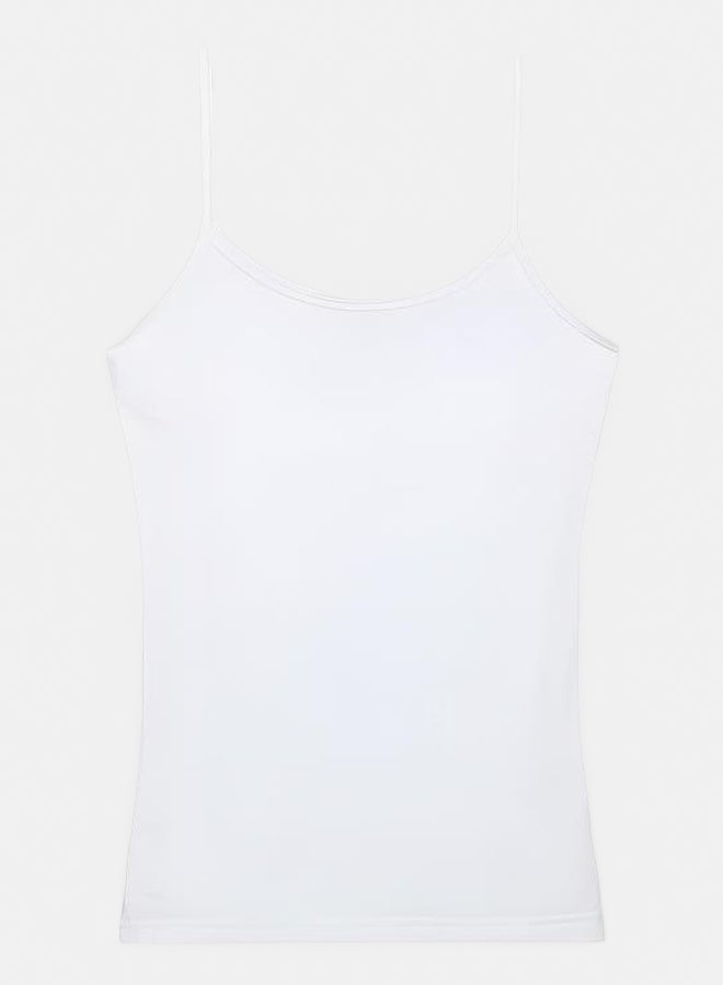 لاسو قميص قطني بدون أكمام - Image 1